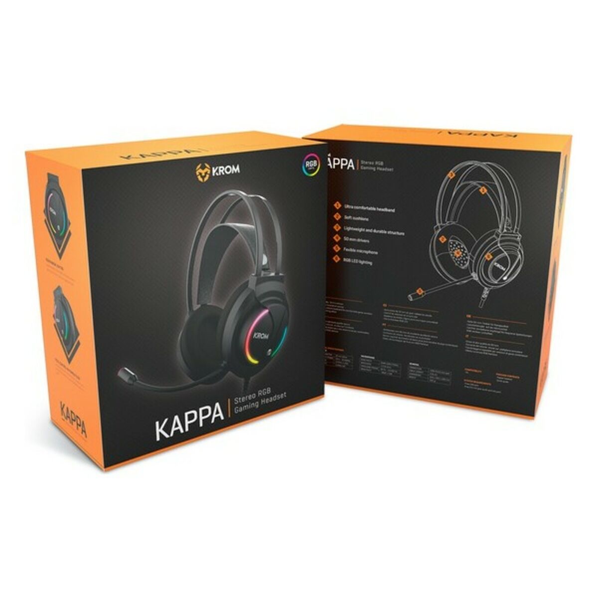 Casques avec Micro Gaming Krom Kappa